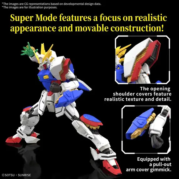 Model figurki GUNDAM RG 1/144 - Shining Gundam- Zdjęcie 6