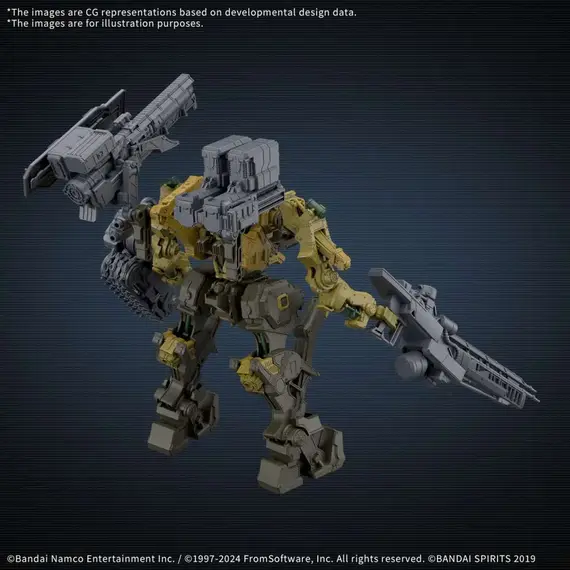 Figurka do złożenia Armored Core VI 30MM - RaD CC-3000 Wrecker Milk Tooth / Honest Brute- Zdjęcie 2