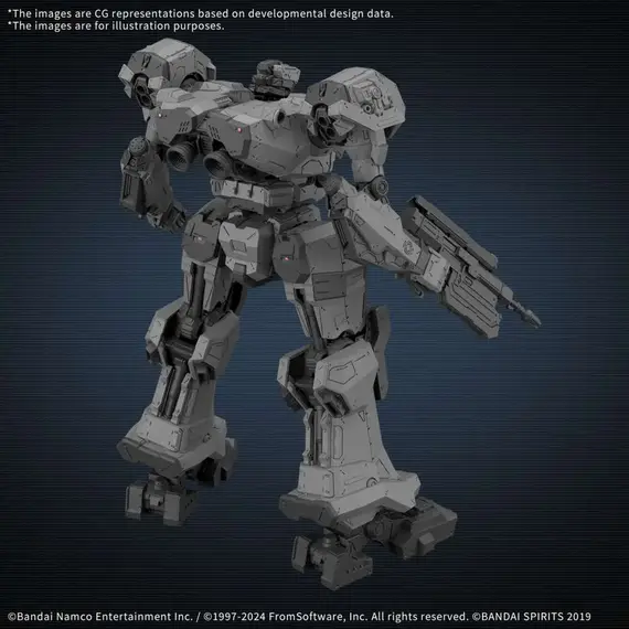 Figurka do złożenia Armored Core VI 30MM - Balam Industries BD-011 Melander- Zdjęcie 2