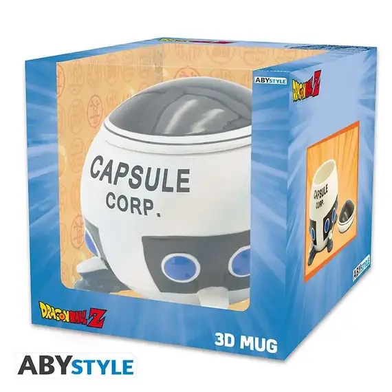 Kubek 3D Dragon Ball - Capsule Corp Spaceship- Zdjęcie 4