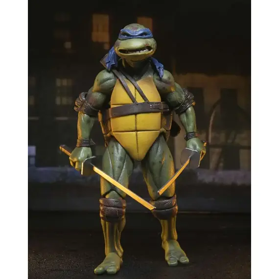 Zestaw 2 figurek Teenage Mutant Ninja Turtles (1990) - Shredder vs Leonardo (Rooftop Battle)- Zdjęcie 8