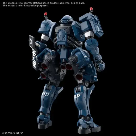 Model figurki GUNDAM HG GQuuuuuuX 1/144 - MS-06-SSP Police Zaku- Zdjęcie 2