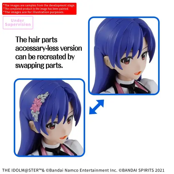 Model do składania The Idolmaster 30MS - Chihaya Kisaragi (20th Anniversary YOU AND I!)- Zdjęcie 4