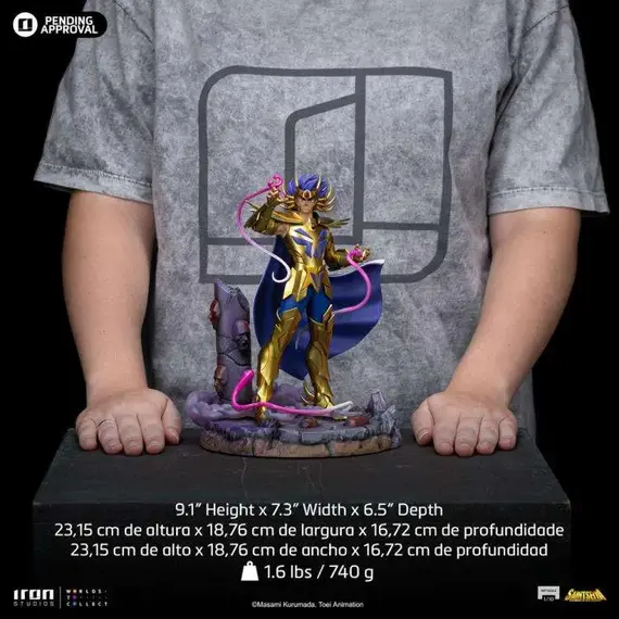 Figurka Saint Seiya Art Scale 1/10 - Cancer Deathmask- Zdjęcie 2