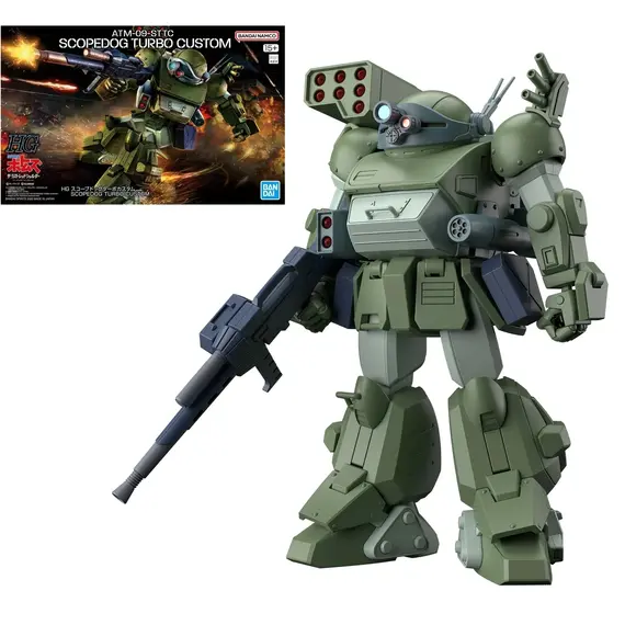 Model figurki Armored Trooper Votoms HG - ATM-09-STTC Scopedog Turbo Custom