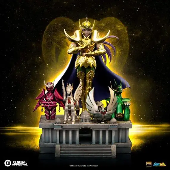 Figurka Saint Seiya Art Scale Deluxe 1/10 - Aries Mu- Zdjęcie 2