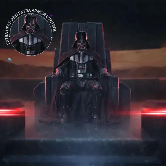 Figurka Star Wars Art Scale Deluxe 1/10 - Darth Vader on Throne