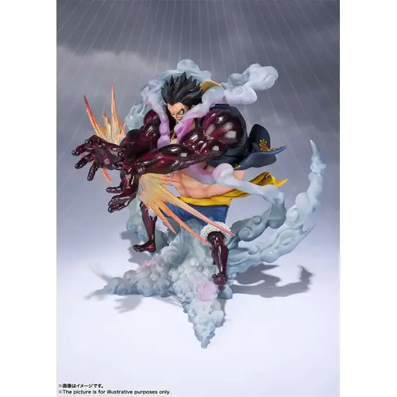 Figurka One Piece FiguartsZERO (Extra Battle) - Monkey D. Luffy Gear 4 (Leo Bazooka) (Reissue)- Zdjęcie 5
