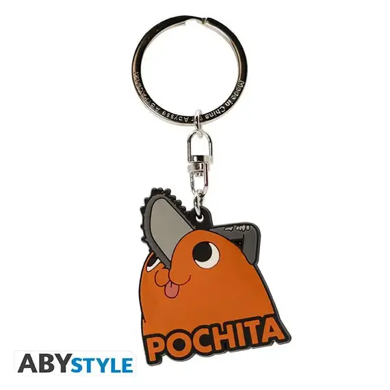 Brelok z PVC Chainsaw Man - Pochita- Zdjęcie 3