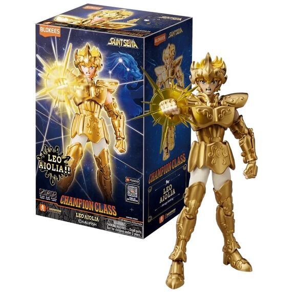 Figurka do złożenia Saint Seiya Blokees Champion Class - Leo Aiolia