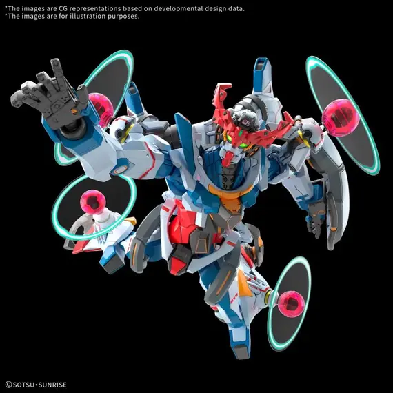 Model do składania GUNDAM HG GQuuuuuuX 1/144 - gMS-Omega GQuuuuuuX (Endymion Unit Awakened)- Zdjęcie 5