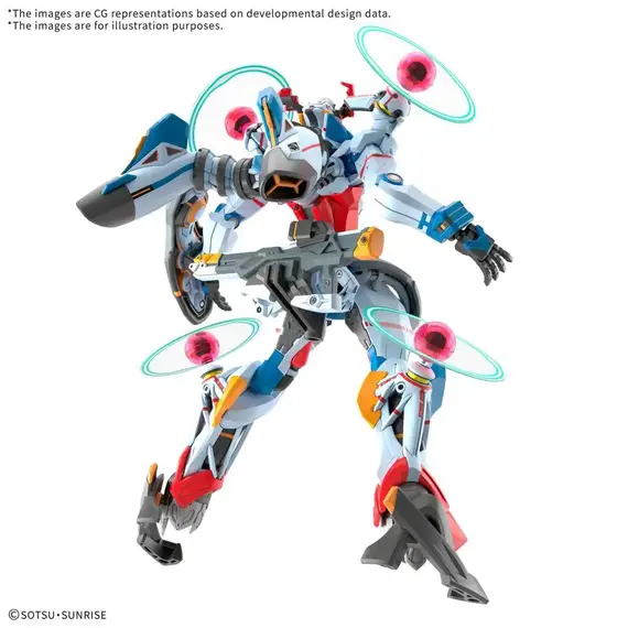 Model do składania GUNDAM HG GQuuuuuuX 1/144 - gMS-Omega GQuuuuuuX (Endymion Unit Awakened)- Zdjęcie 2