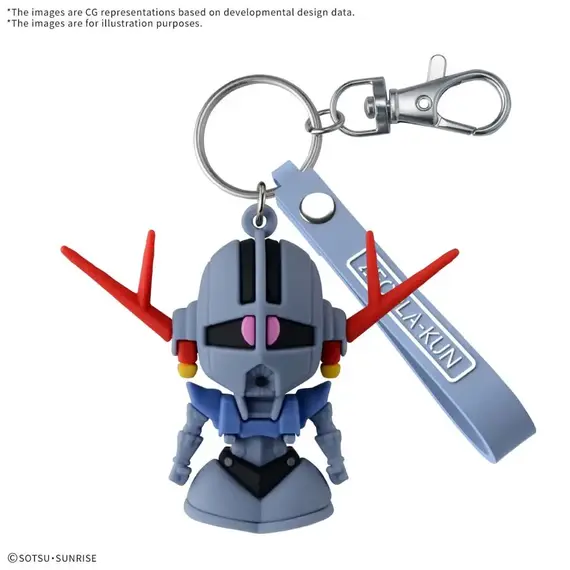 Brelok gumowy 3D Gunpla - Zeopla-kun