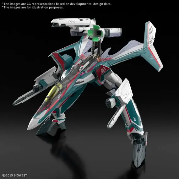 Model do składania Macross Delta HG 1/100 - VF-31S Siegfried (Arad Molders Use)- Zdjęcie 3
