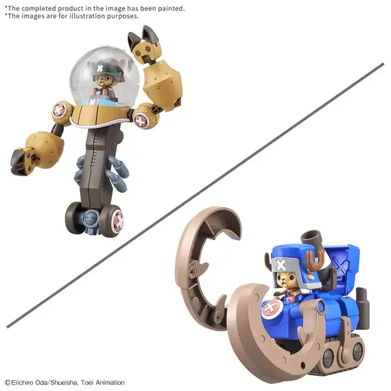 Modele do składnia One Piece - Chopper Robo Super 2 & 3 (Heavy Armor & Horn Dozer)