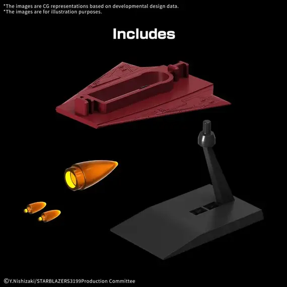 Model do składania Space Battleship Yamato 3199 - United Nations Cosmo Force BBY-01- Zdjęcie 4
