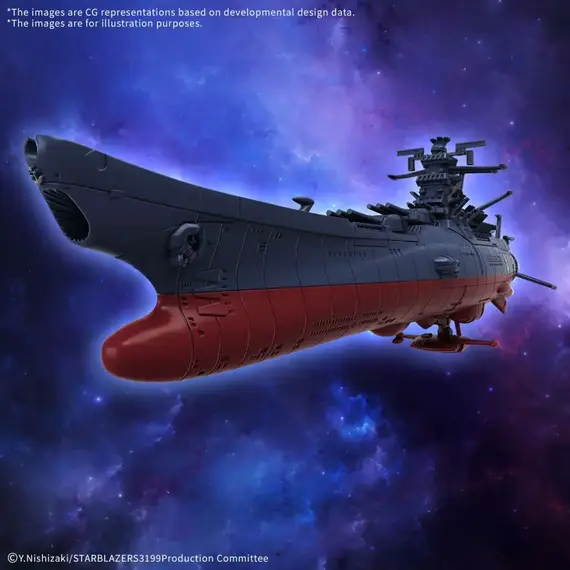 Model do składania Space Battleship Yamato 3199 - United Nations Cosmo Force BBY-01
