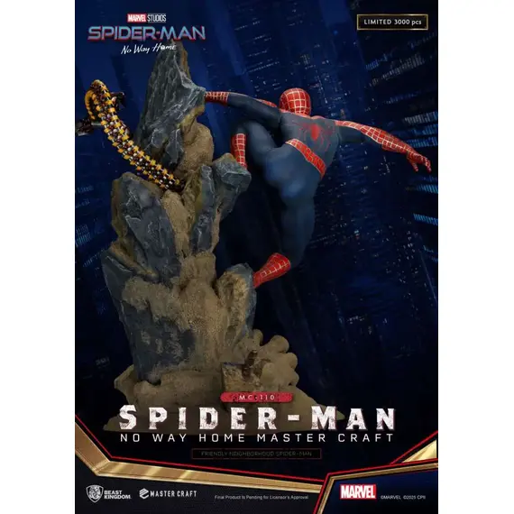 Figurka Spider-Man: No Way Home Master Craft - Friendly Neighborhood Spider-Man- Zdjęcie 3