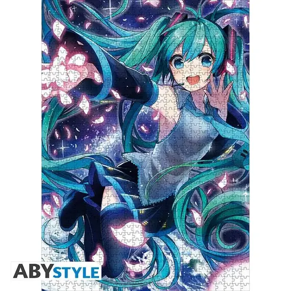 Puzzle Vocaloid - Hatsune Miku Petals (1000 elementów)- Zdjęcie 2