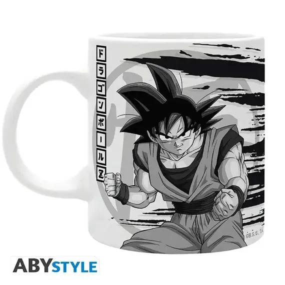 Kubek Dragon Ball Z - Son Goku Black & White (320 ml)- Zdjęcie 3