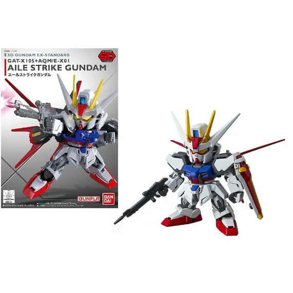 Model figurki GUNDAM SD EX-STANDARD - GAT-X105+AQM/E-X01 Aile Strike Gundam