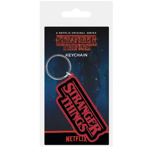 Brelok gumowy Stranger Things Logo