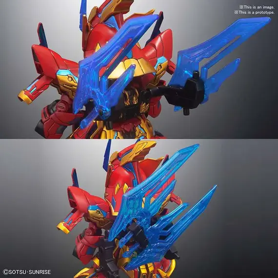 Model figurki GUNDAM SD Sangoku Soketsuden - Zhang Liao Sazabi- Zdjęcie 5