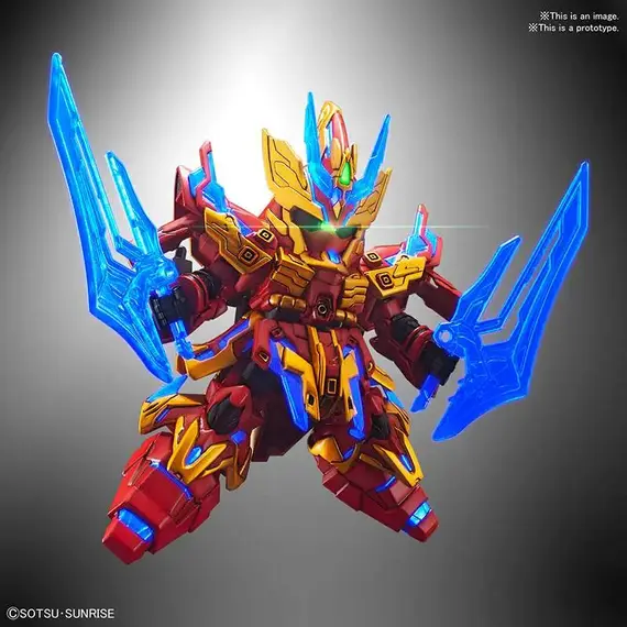 Model figurki GUNDAM SD Sangoku Soketsuden - Zhang Liao Sazabi- Zdjęcie 2