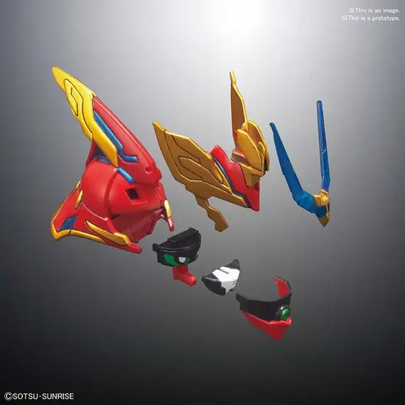 Model figurki GUNDAM SD Sangoku Soketsuden - Zhang Liao Sazabi- Zdjęcie 6