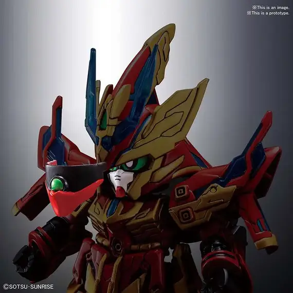 Model figurki GUNDAM SD Sangoku Soketsuden - Zhang Liao Sazabi- Zdjęcie 4