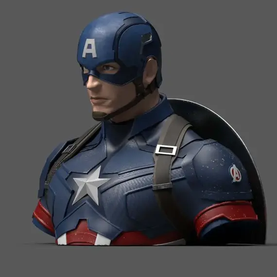 Figurka skarbonka Marvel Avengers: Endgame - Captain America (20 cm)