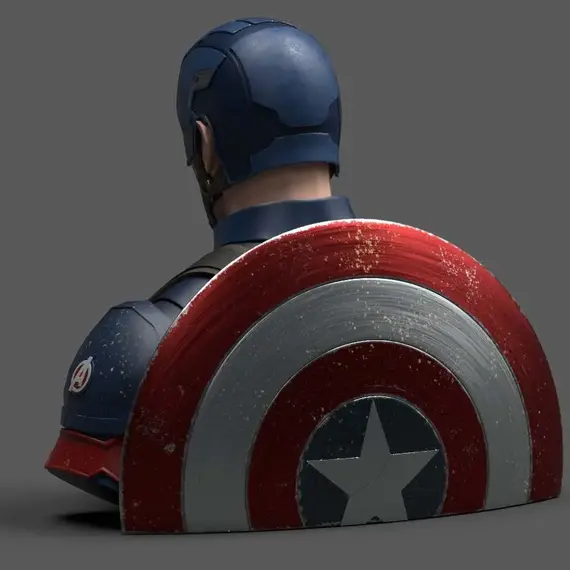 Figurka skarbonka Marvel Avengers: Endgame - Captain America (20 cm)- Zdjęcie 3