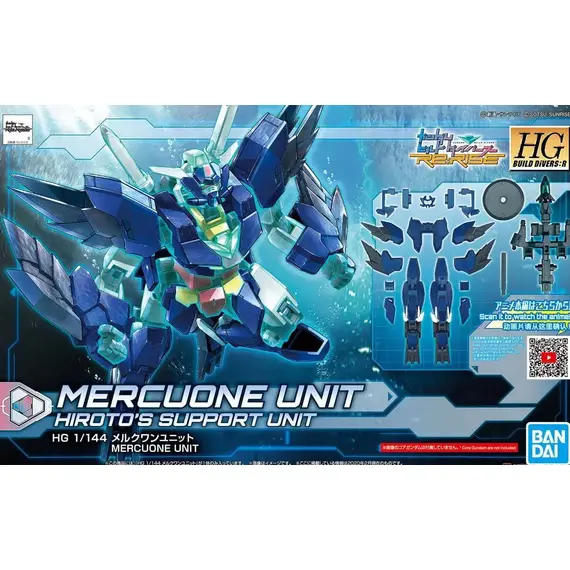 Model do składania Gundam Build Divers Re:RISE HG 1/144 - Mercuone Unit Hiroto's Support Unit