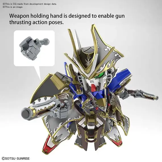 Model figurki GUNDAM SDW Heroes - Benjamin V2 Gundam- Zdjęcie 6