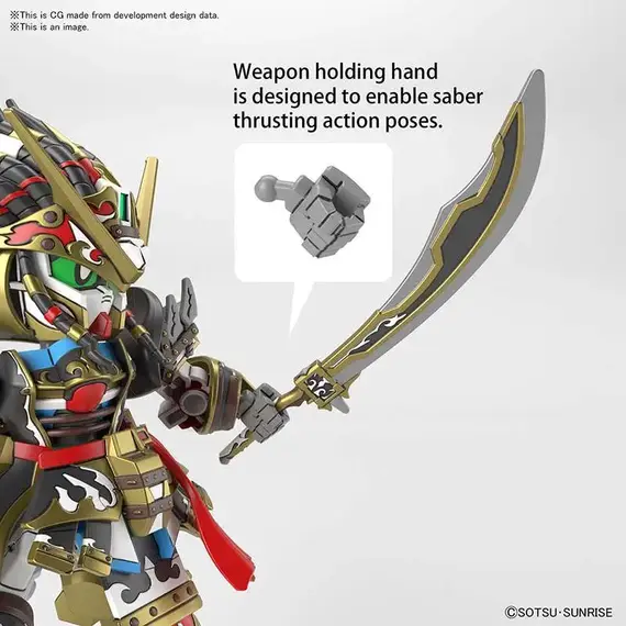 Model figurki GUNDAM SDW Heroes - Edward Second V- Zdjęcie 10