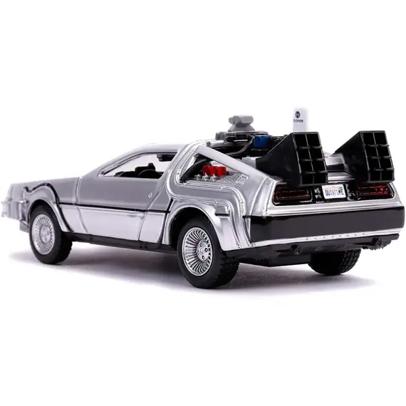 Model samochodu Back to the Future II Hollywood Rides 1/32 - DeLorean Time Machine- Zdjęcie 10