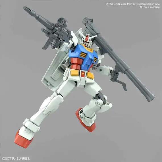 Model figurki GUNDAM Entry Grade - RX-78-2 Gundam (Full Weapon Set)- Zdjęcie 14