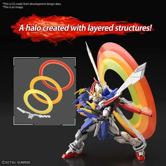 Model figurki GUNDAM RG 1/144 - GOD GUNDAM- Zdjęcie 8