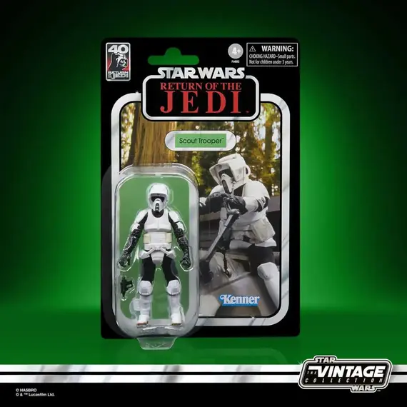 Pojazd z figurką Star Wars Epizod VI Vintage Collection - Speeder Bike & Scout Trooper- Zdjęcie 5