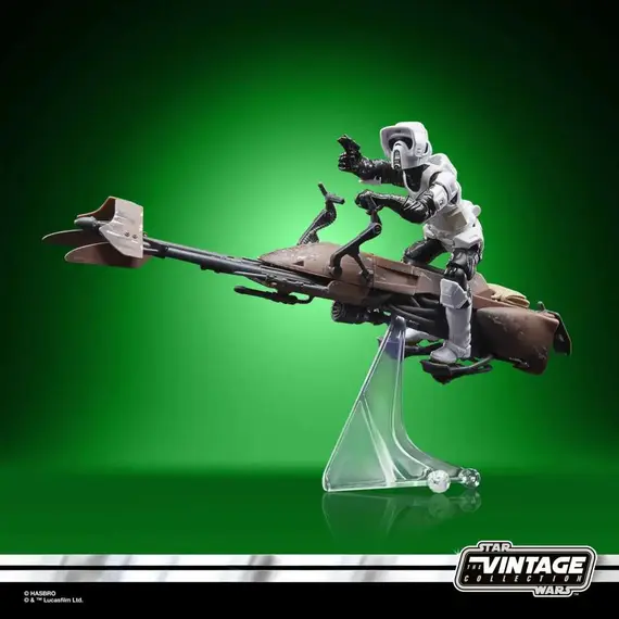 Pojazd z figurką Star Wars Epizod VI Vintage Collection - Speeder Bike & Scout Trooper- Zdjęcie 8