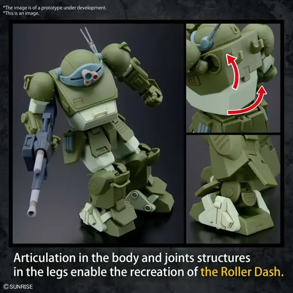 Model figurki GUNDAM HG VOTOMS 1/144 - ATM-09-ST SCOPEDOG- Zdjęcie 5
