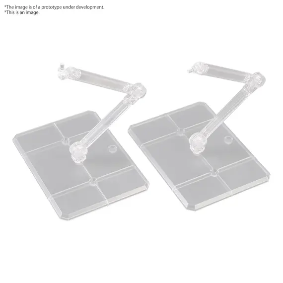 Podstawki dla figurek Gunpla 1/144 - Action Base 7 (przezroczyste)