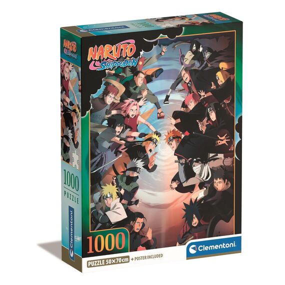Puzzle z plakatem Anime - Naruto Shippuden (1000 elementów)