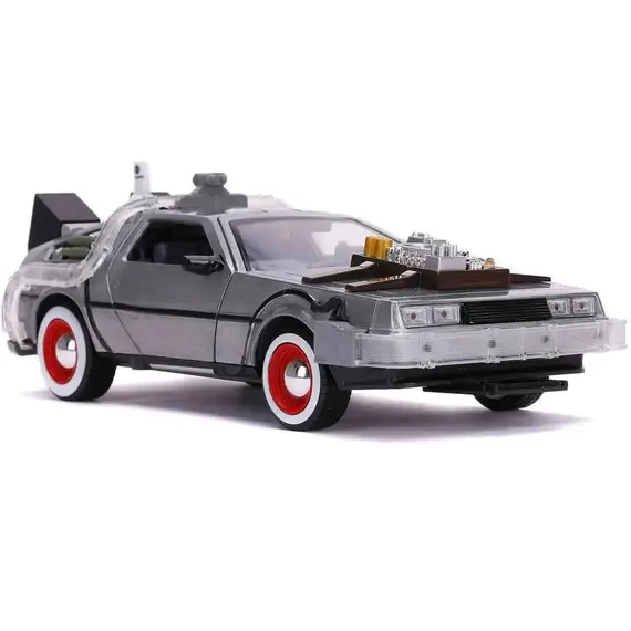 Model samochodu Back to the Future 3 Diecast 1/24 Time Machine (Delorean)- Zdjęcie 10