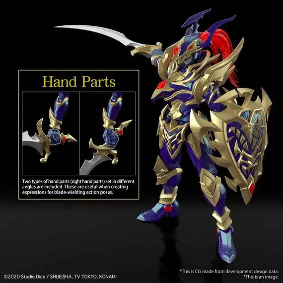 Figurka do złożenia Figure-rise (Amplified) Yu-Gi-Oh! - Black Luster Soldier- Zdjęcie 5