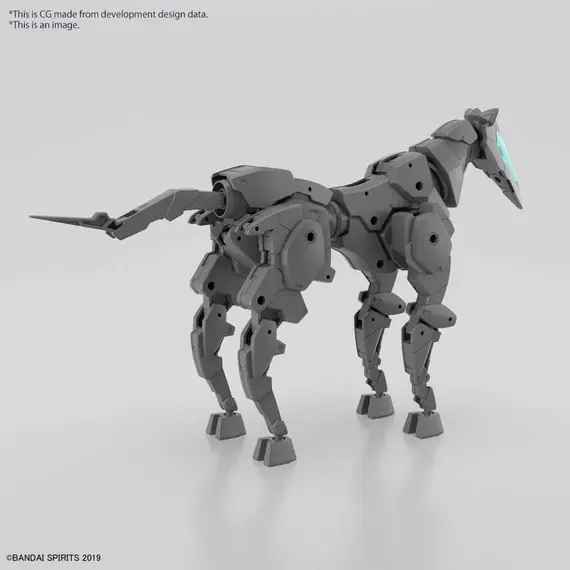 Model do składania 30MM 1/144 Extended Armament Vehicle (Horse Mecha) [Dark Gray]- Zdjęcie 3