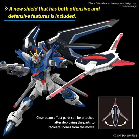 Model figurki GUNDAM HG Cosmic Era 1/144 - Rising Freedom Gundam- Zdjęcie 11