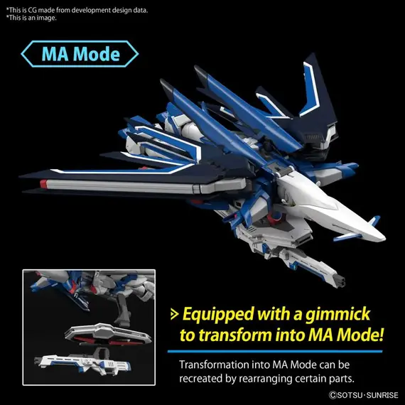 Model figurki GUNDAM HG Cosmic Era 1/144 - Rising Freedom Gundam- Zdjęcie 8