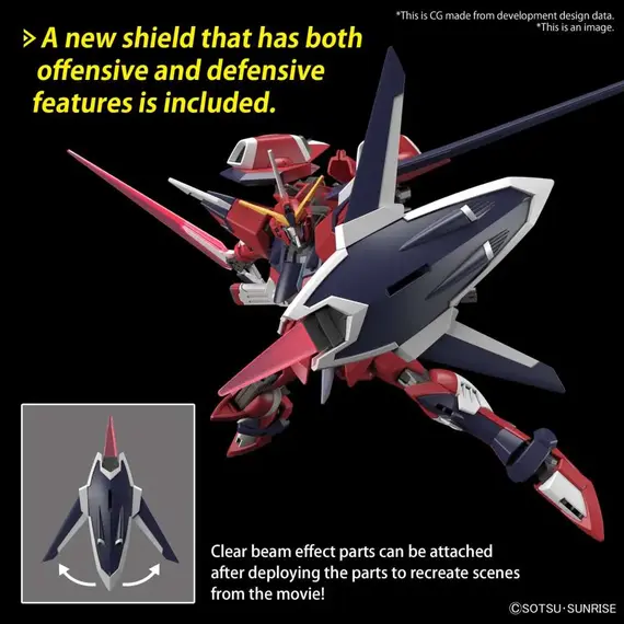 Model figurki GUNDAM HG Cosmic Era 1/144 - Immortal Justice Gundam- Zdjęcie 8