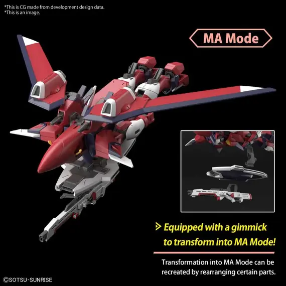 Model figurki GUNDAM HG Cosmic Era 1/144 - Immortal Justice Gundam- Zdjęcie 6